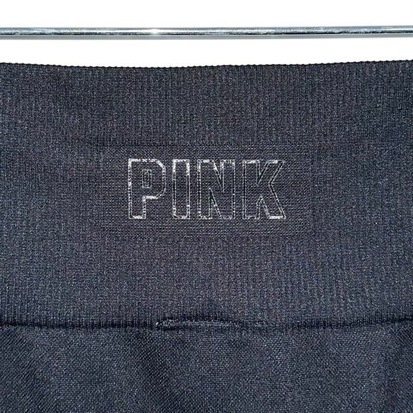 PINK Active Victoria’s Secret Black Seamless Athletic Leggings Size M/L - Picture 5 of 11